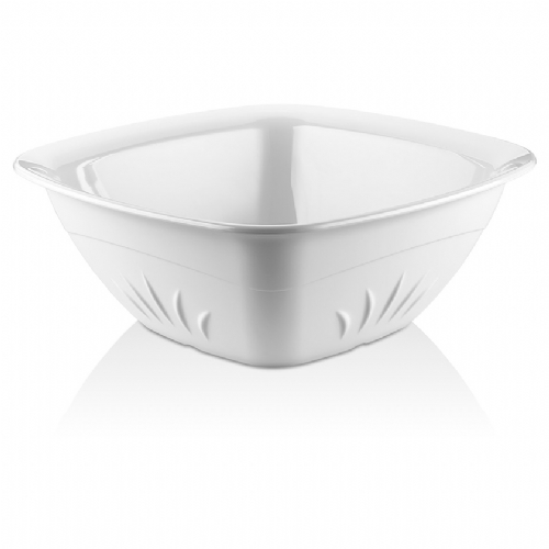 квадратный, белый, рельефный декор