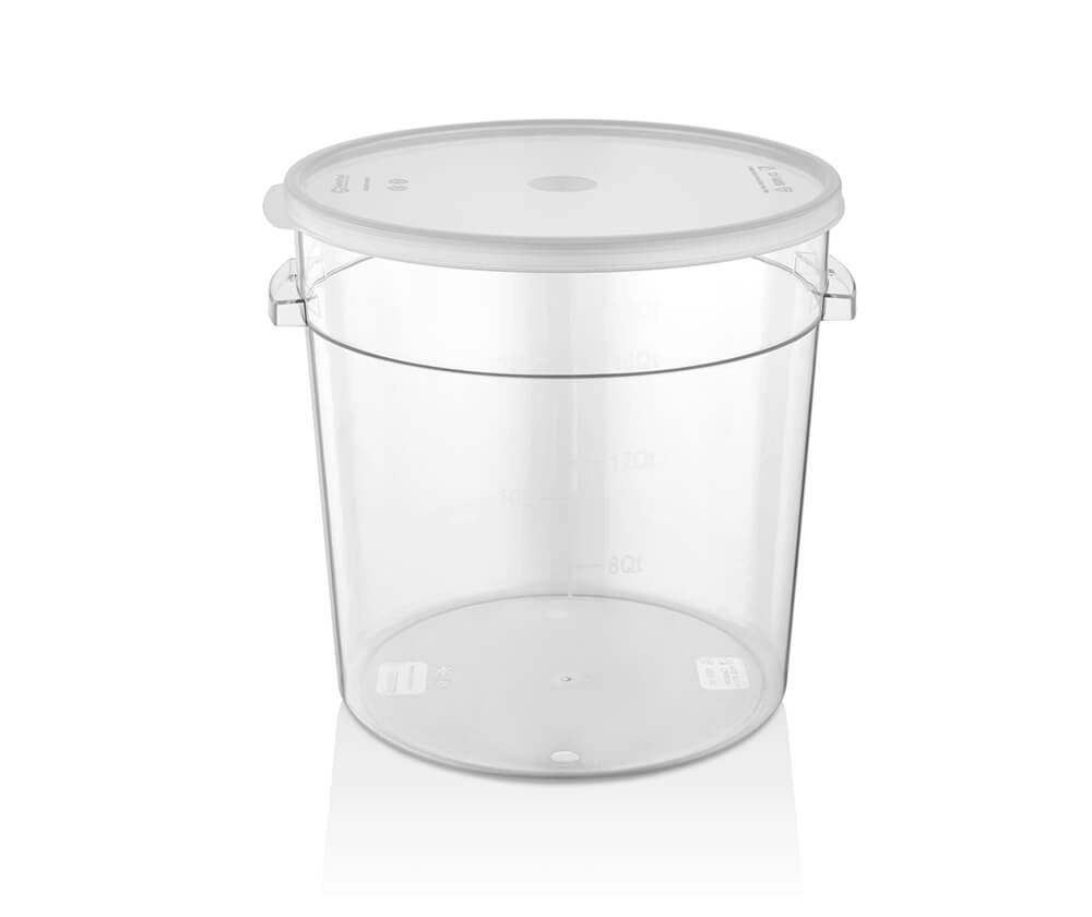 для хранения, круглый, прозрачный