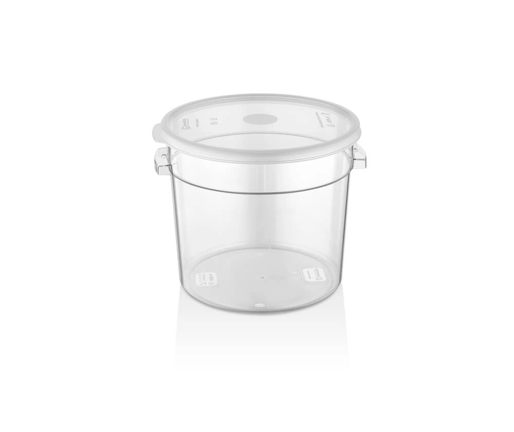 для хранения, круглый, прозрачный