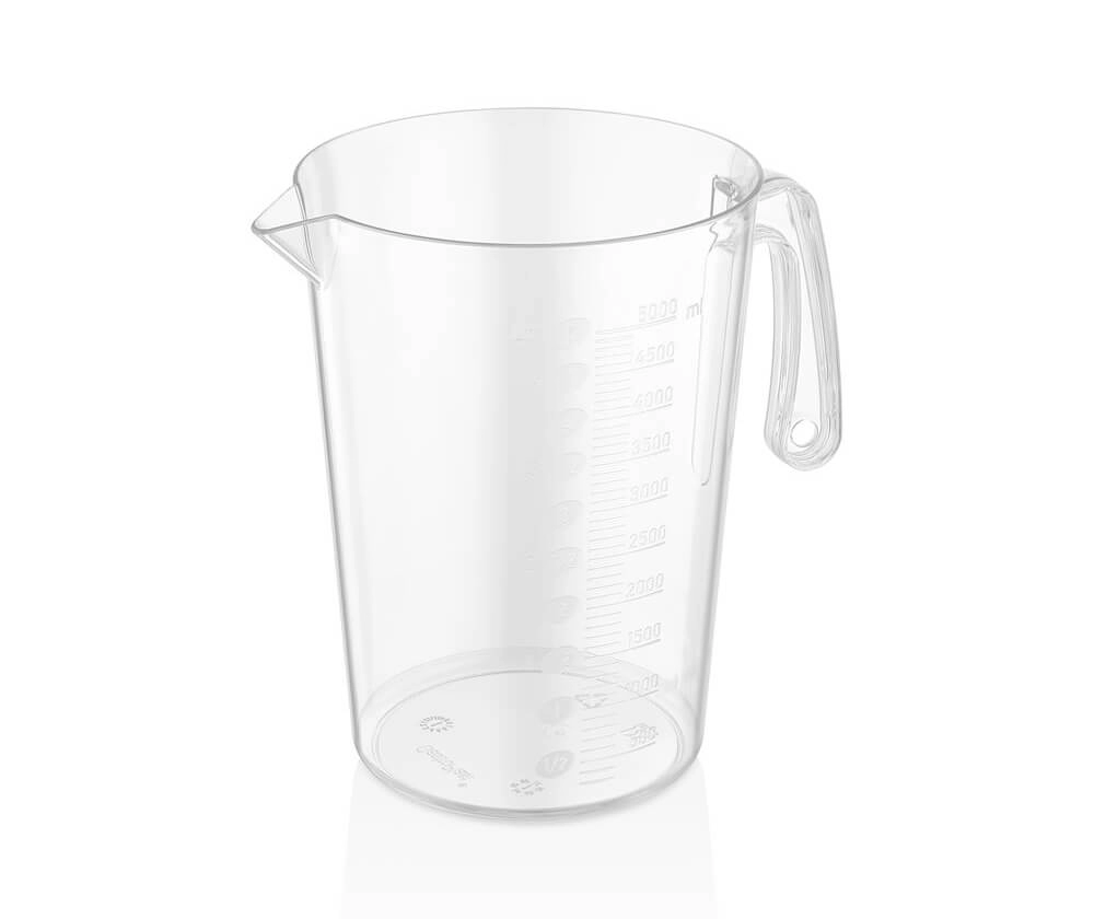 мерный со шкалой, ручкой и носиком