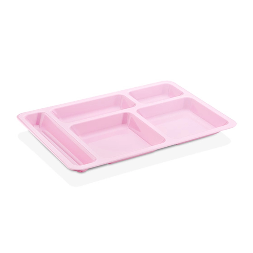 секционный, 5 отделений, розовый